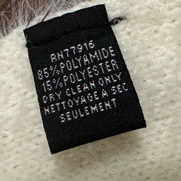 by ANTHROPOLOGIE Kenzie Cardigan Sweater Cream Shimmer Bolero NWT - Picture 12 of 13